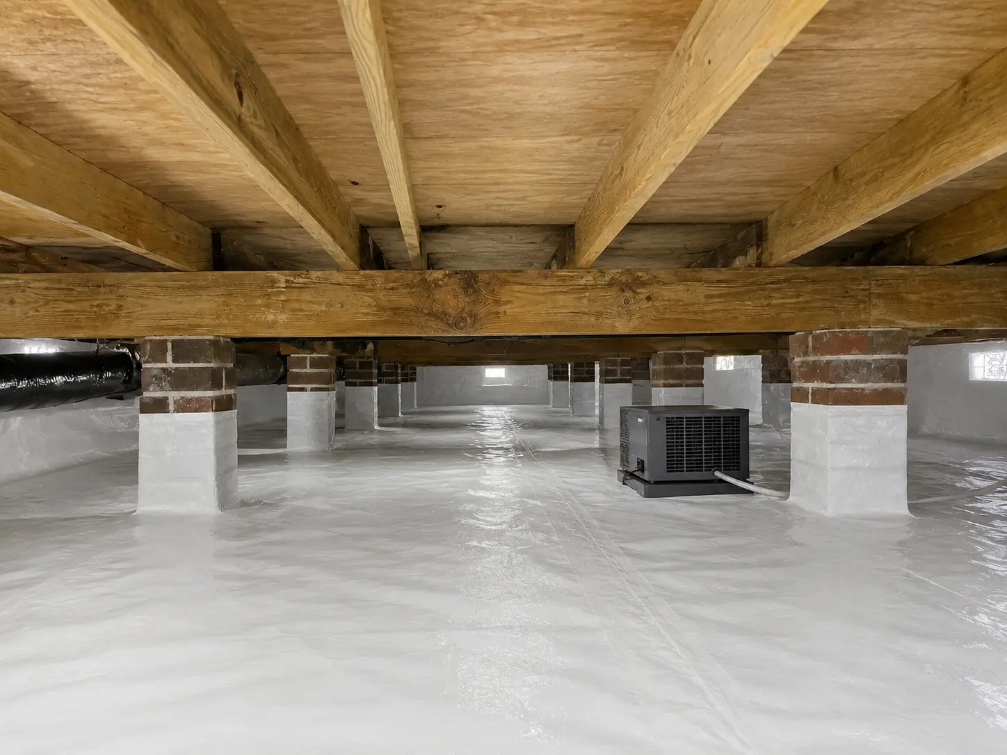 Crawlspace — después de la encapsulación
