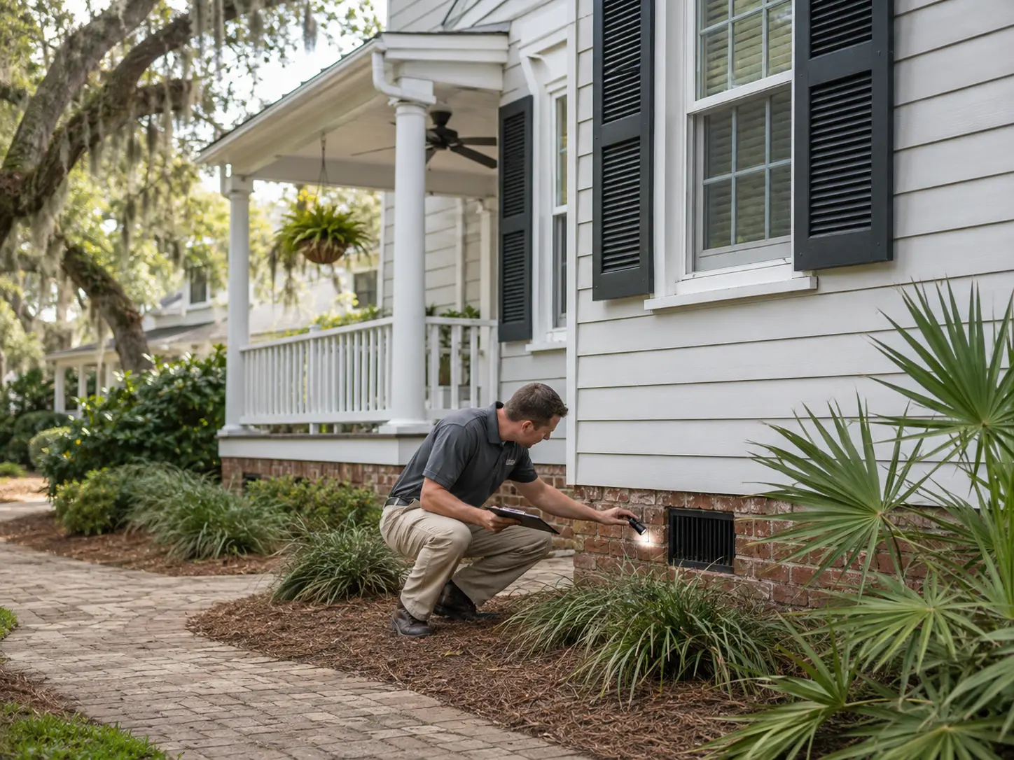 Proterm inspector at a Beaufort property